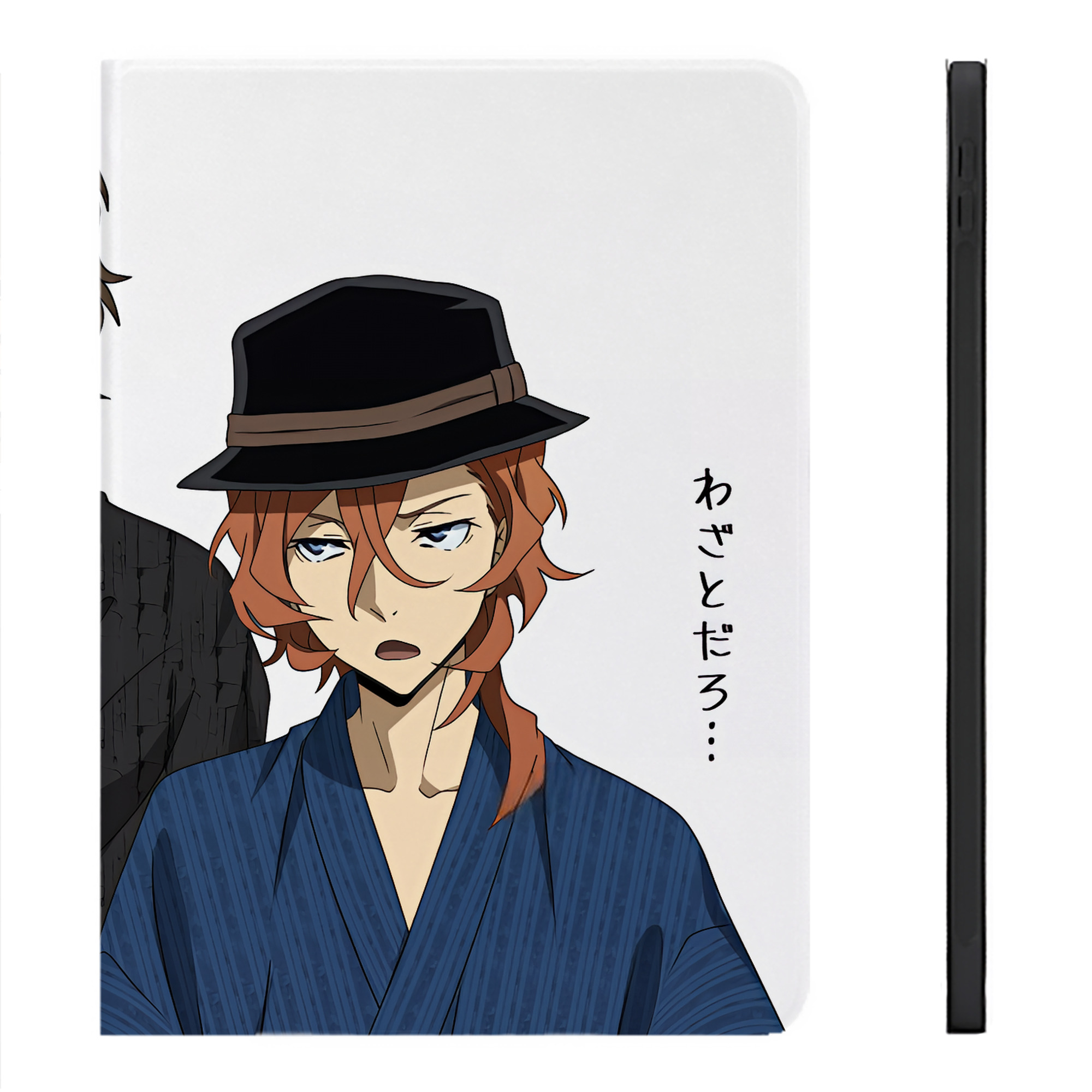 （画像用） 文豪ストレイドッグス Bungo Stray Dogs IPadケース ペンホルダー付き ブックスタイルデザイン